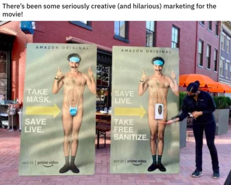 Very Explicit “Borat” Memes
