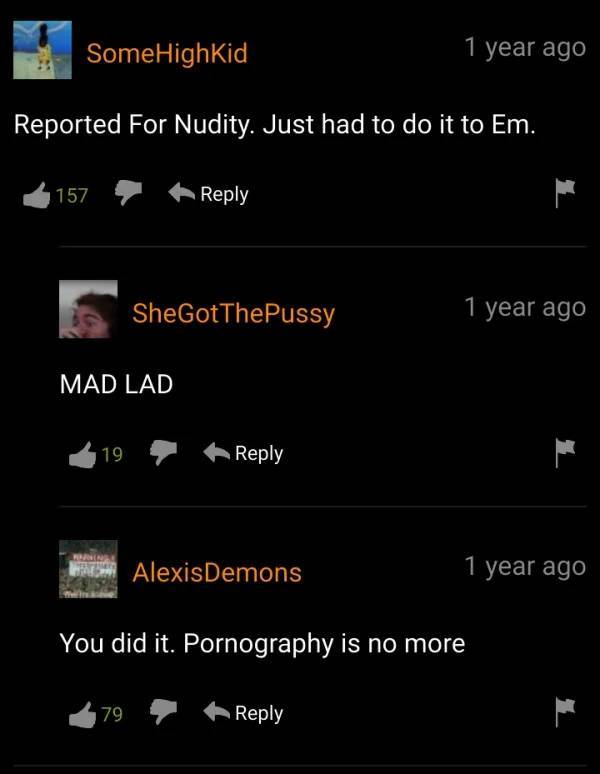 Pornhub’s Comment Section Is Wild…