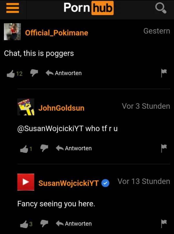 “Pornhub” Comment Section Is Something Special…