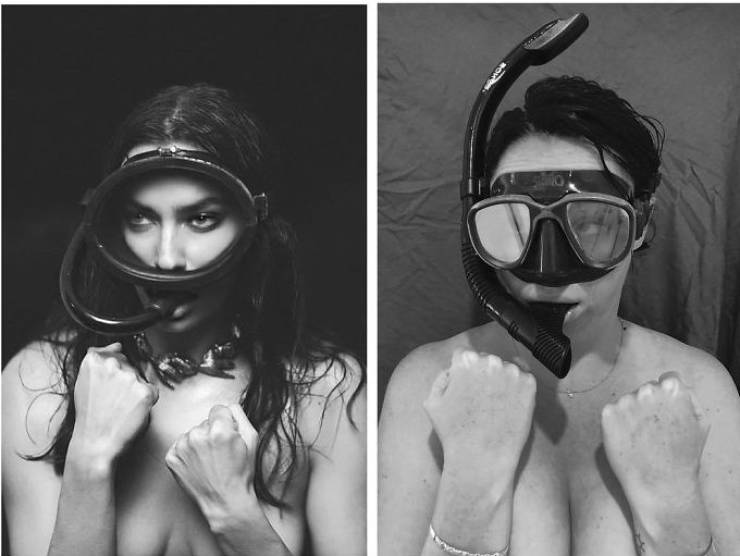 Woman Recreates Celebrity Photos In Funny Ways