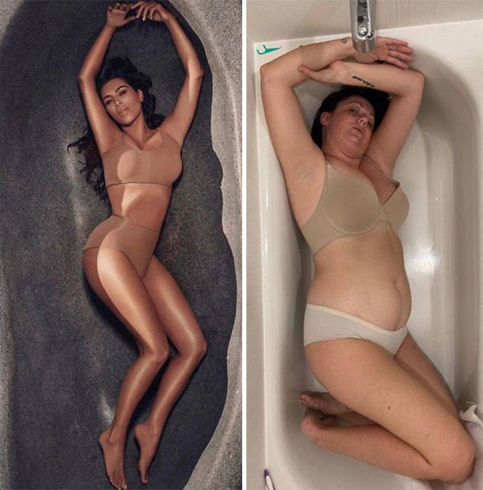 Woman Recreates Celebrity Photos In Funny Ways