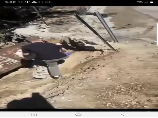 Just Taking Out The Trash…