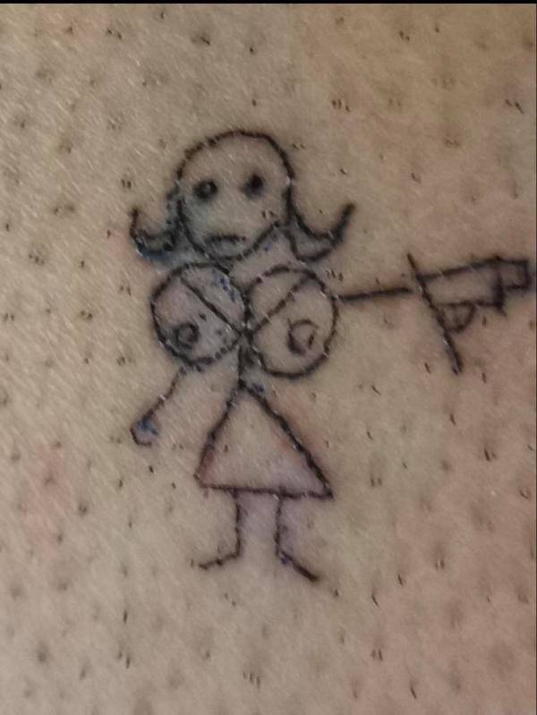 Yeah, These Are Permanent Tattoos…