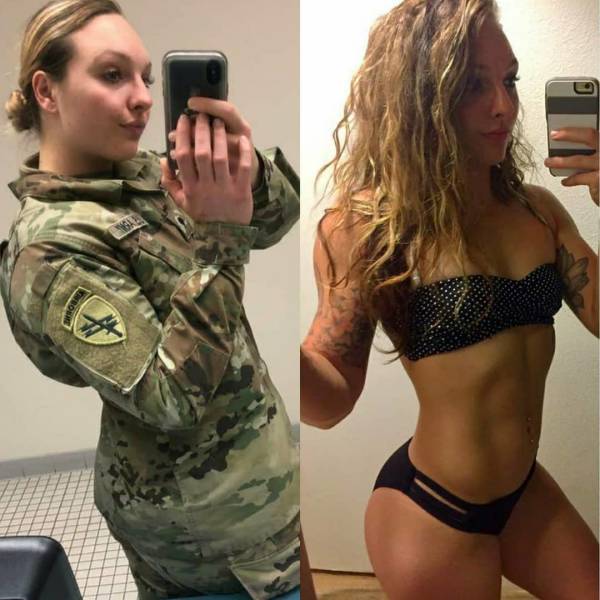 Hot Girls In Uniforms And Without Them
