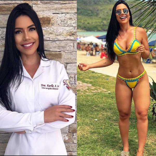 Hot Girls In Uniforms And Without Them