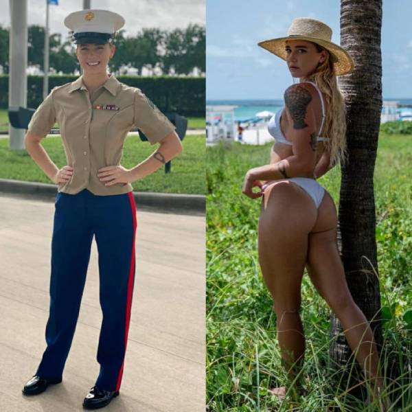 Hot Girls In Uniforms And Without Them