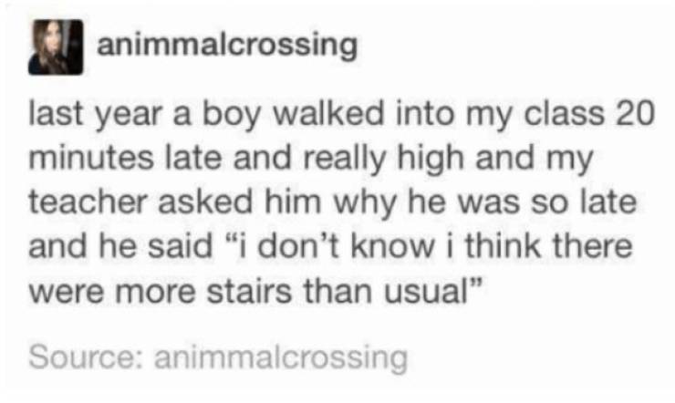 Way Too High…