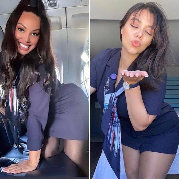Let’s Take Off With These Hot Flight Attendants!