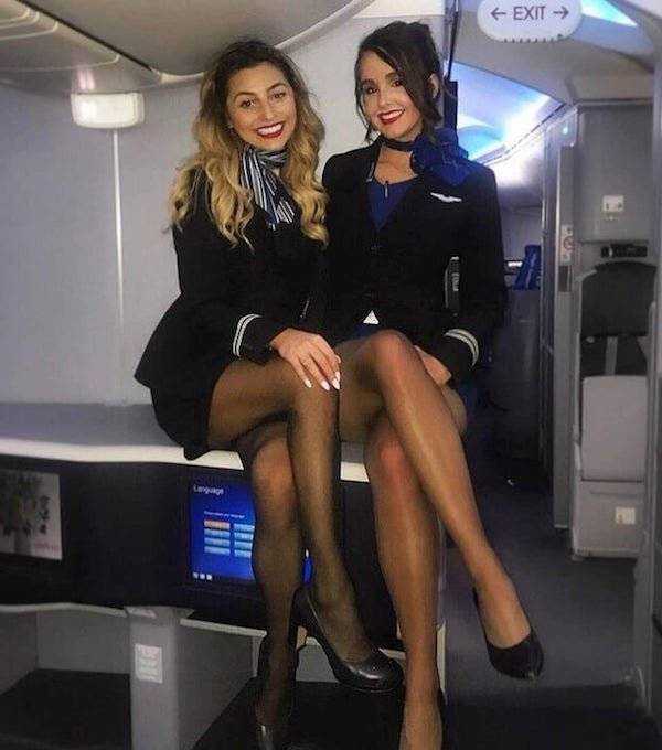 Let’s Take Off With These Hot Flight Attendants!