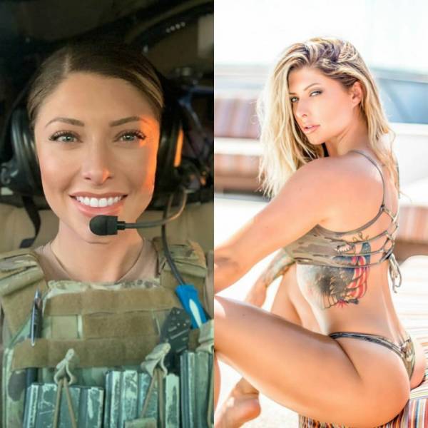 Fit Girls With And Without Their Uniforms