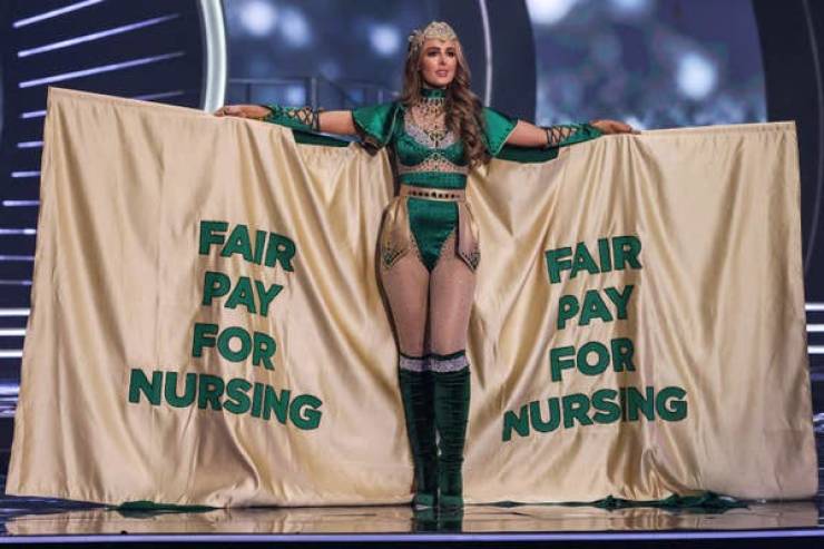 “Miss Universe” Contestants Wearing Their National Costumes