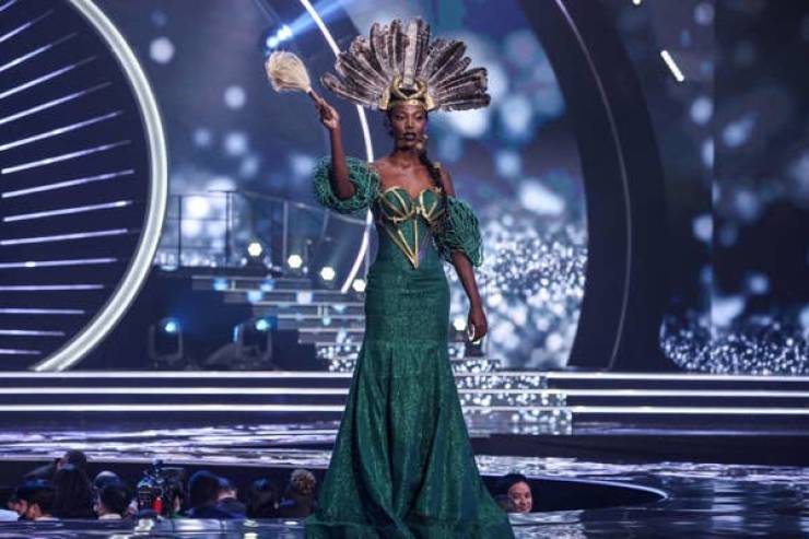 “Miss Universe” Contestants Wearing Their National Costumes