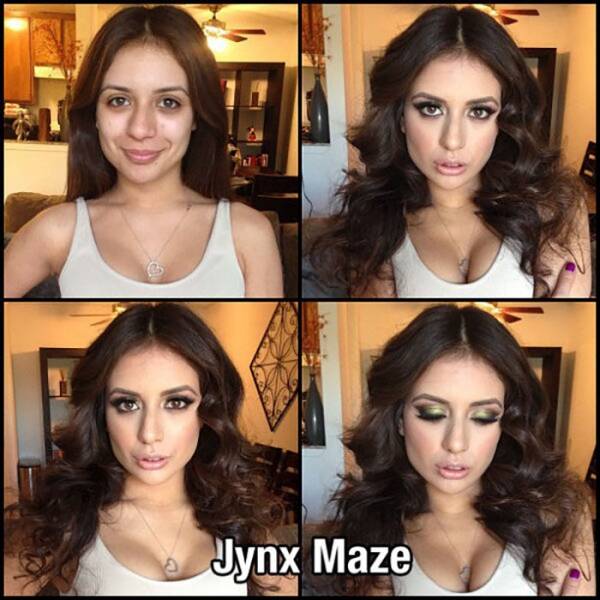 Adult Movie Stars With And Without Makeup