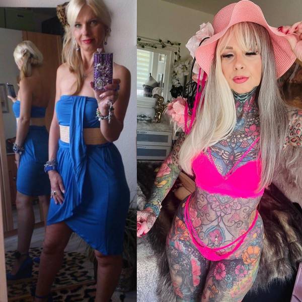 Grandma Shows Off Her $28.5 Thousand Tattoo Collection