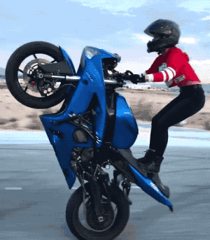 Adrenaline-Fueled Sexy Stunt Rider