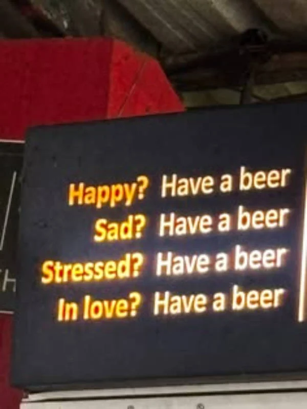 Drinking Never Ends!