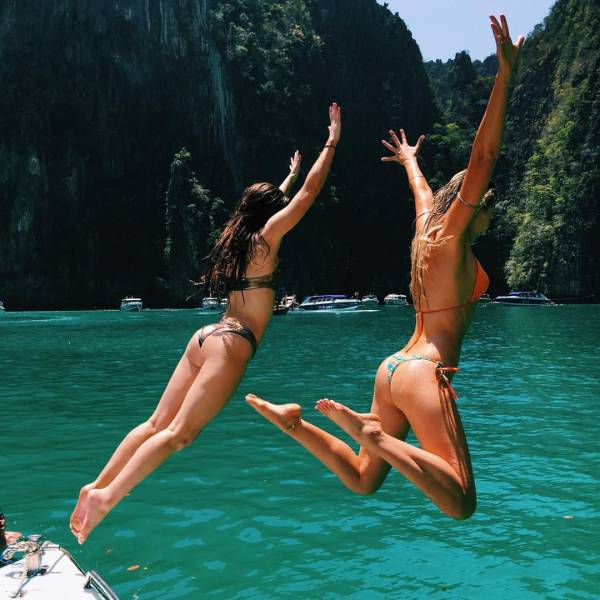 A Little Fun in the Sun in Bikinis