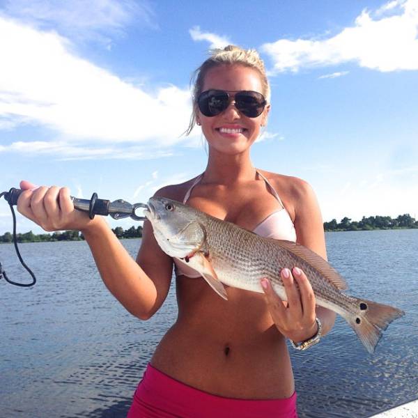 You Would Certainly Love To Go Fishing With Her!