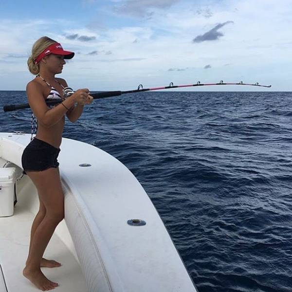 You Would Certainly Love To Go Fishing With Her!