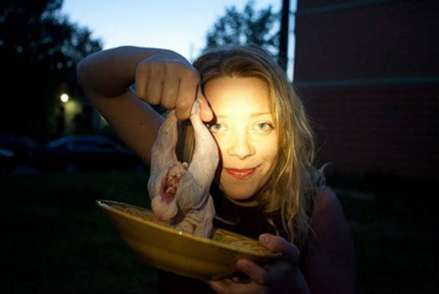 Russia Strikes Again With Women Having Chicken In Them