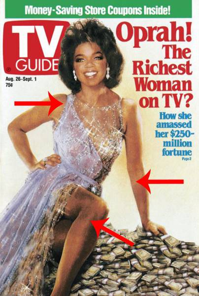 Celebrities Aren’t Always Photoshopped Properly…