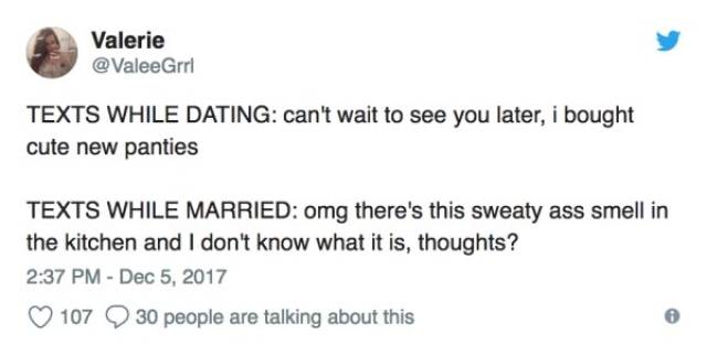 Married Life Is Not Even Close To Dating Life