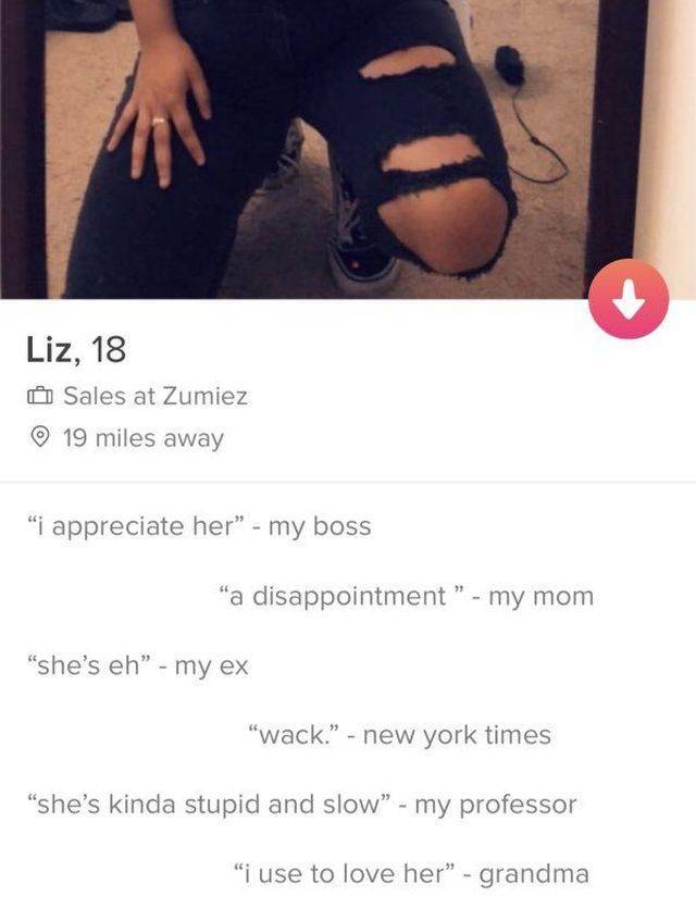 Tinder Is A Completely Shameless Place