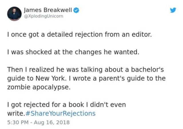 In Showbiz You Get Rejected Pretty Often