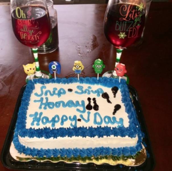 Vasectomy Day Cakes Celebrate The Snip-Snip