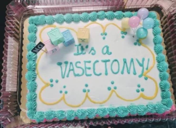 Vasectomy Day Cakes Celebrate The Snip-Snip