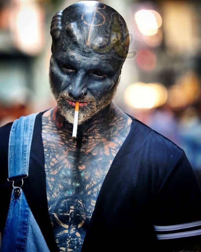 Guy Wanted To Turn Into A Black Alien