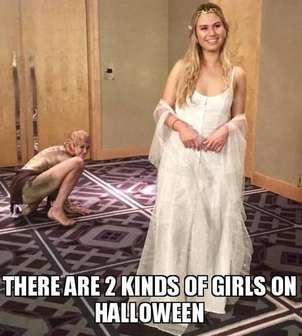 Different Girls – Different Halloween Costumes