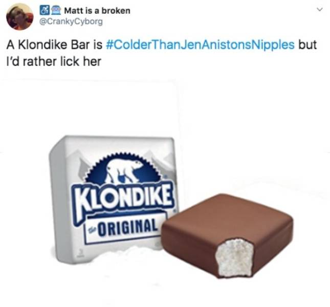 What’s Colder Than Jennifer Aniston’s Nipples?