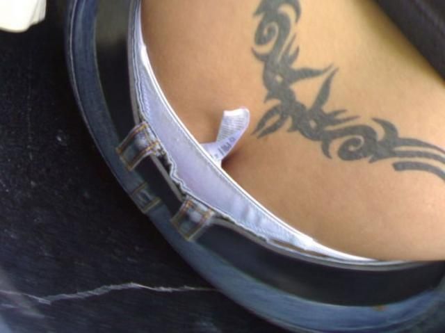 Panties outside. High fashion? (12 pics) Panties outside. High fashion? (12 pics)