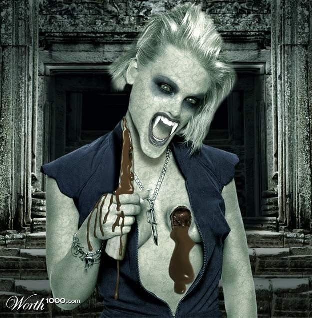 Celebrities as Vampires (41 pics)