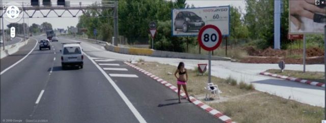 Prostitutes Spotted on Google Street View (24 pics) Prostitutes Spotted on Google Street View (24 pics)