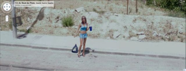 Prostitutes Spotted on Google Street View (24 pics) Prostitutes Spotted on Google Street View (24 pics)