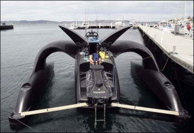 Trimaran Ady Gil Goes Down (15 pics + 2 videos)