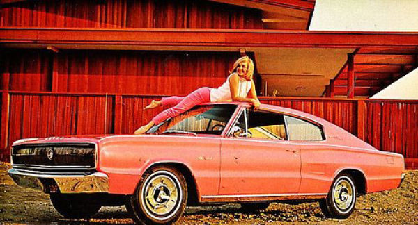 Sexy Playboy Playmates of the Year and Pink Cars (38 pics)