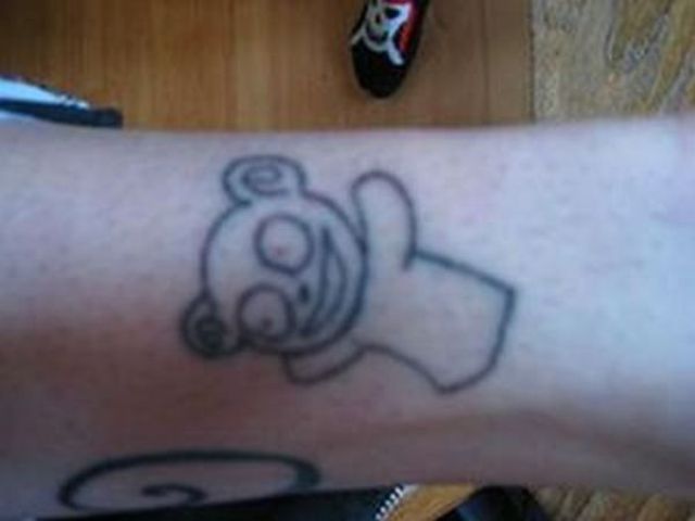 Horrible Self-made Tattoos