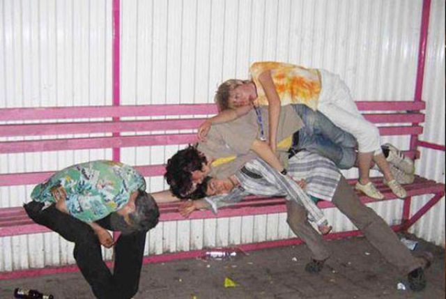 Hilarious Drunk Off Their Ass Photos