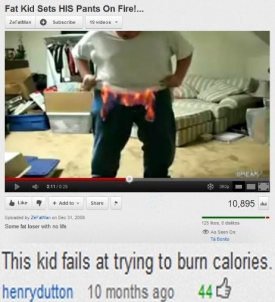 Really Funny YouTube Comments. Part 2