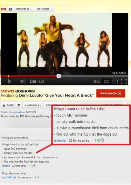 Really Funny YouTube Comments. Part 2