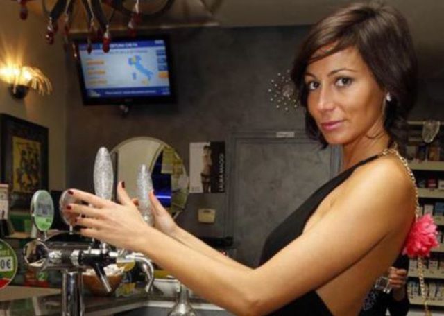 Jealous Wives vs. Busty Italian Barmaid