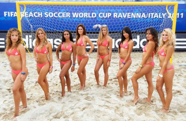 Beach Soccer Is All About Cuties