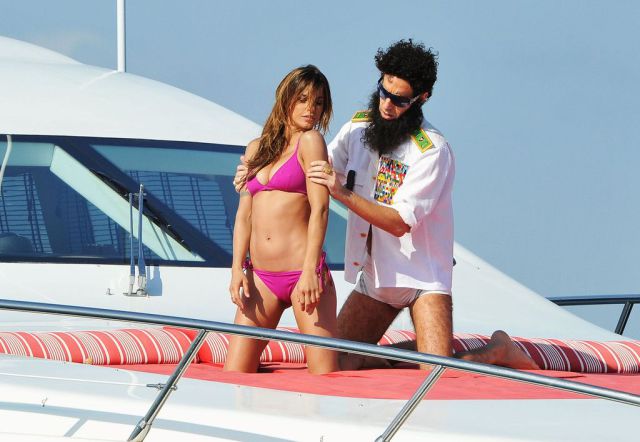 Yacht Adventure of Sacha Baron Cohen and Elisabetta Canalis