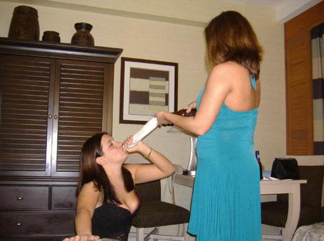 Binge Drinking Beer-Bonging Babes