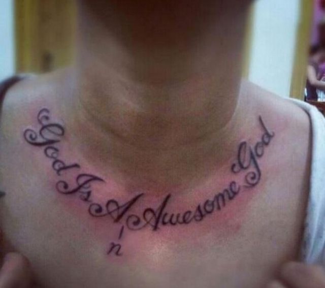 Totally Terrible Tattoos