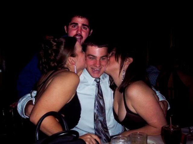 Classic Photobombs of Drunk Girls Kissing Each Other