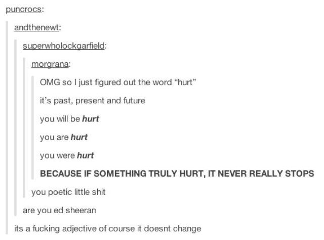 A Touch of Tumblr Philosophising…